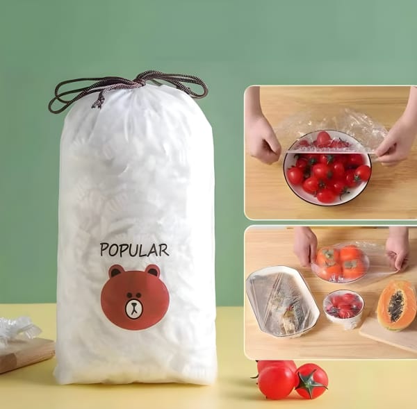 100pcs Resealable Food Storage Bags – Flexible & Dust-Proof