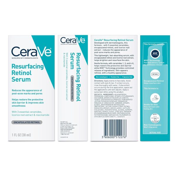 Cerave Retinol Serum – Fade Acne Marks & Brighten Skin | 30ml