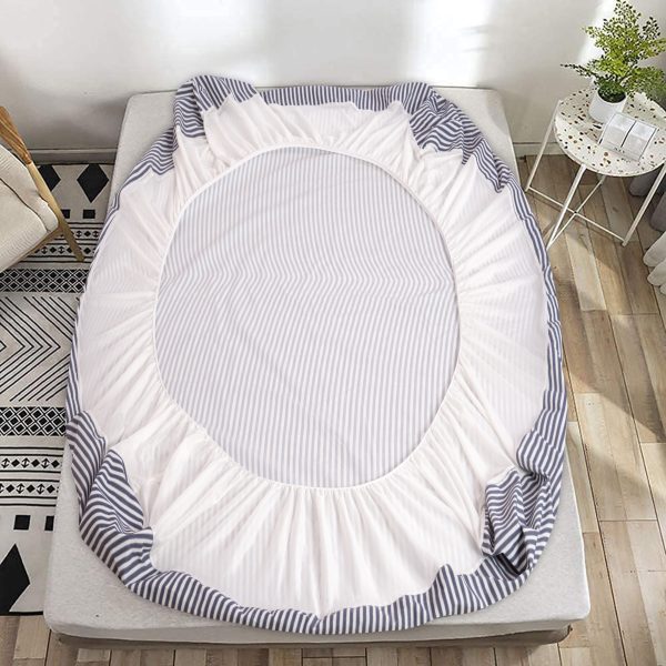 100% Waterproof Mattress Protector – Soft Polish Fabric (Random Color)