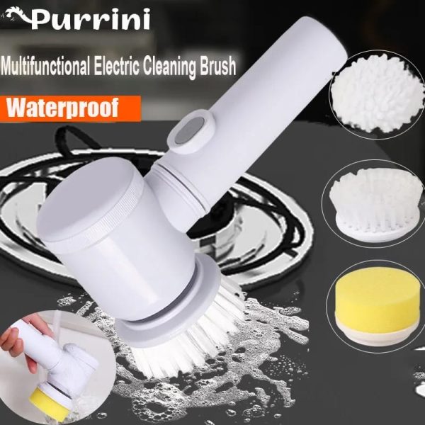 Magic Spin Scrubber – Wireless Rechargeable Cleaning Brush