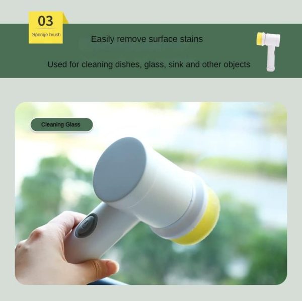 Magic Spin Scrubber – Wireless Rechargeable Cleaning Brush