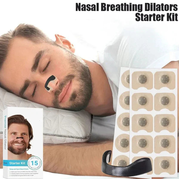 15x Magnetic Nose Strips – Anti-Snore & Breathing Aid Clips (Reusable Set)