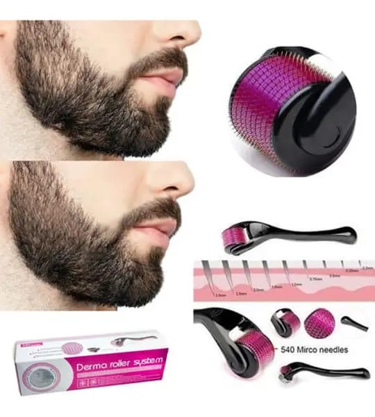 Pack of 2 – Derma Roller for Hair & Beard Growth | Microneedle Therapy