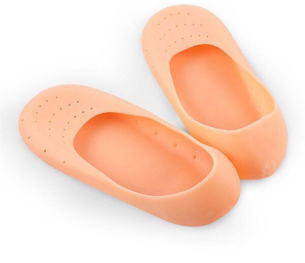 Smiling Foot – Anti-Crack Silicone Moisturizing Socks (Full Length)