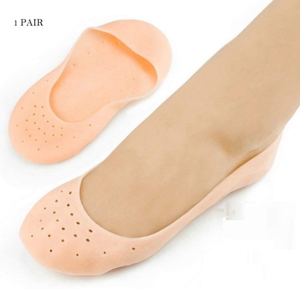 Smiling Foot – Anti-Crack Silicone Moisturizing Socks (Full Length)