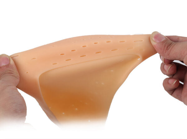 Smiling Foot – Anti-Crack Silicone Moisturizing Socks (Full Length)